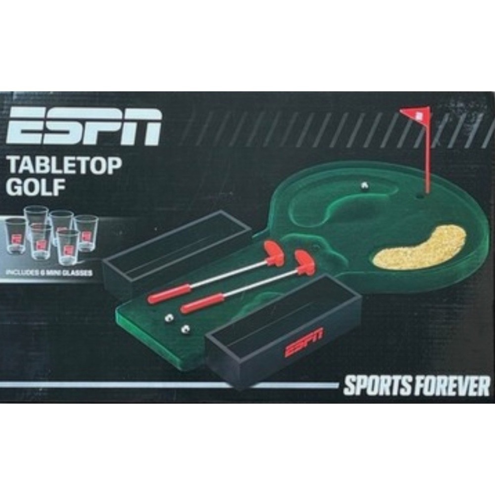 Golf Drinking Game - NEW in Box - ESPN Tabletop Golf Set